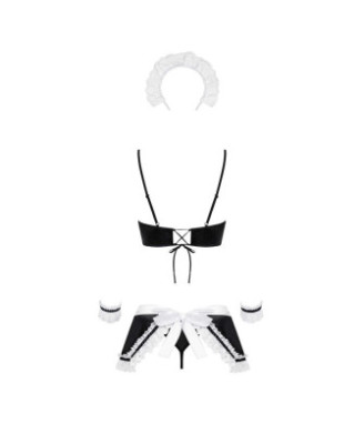 Maid set Costume de soubrette - Noir